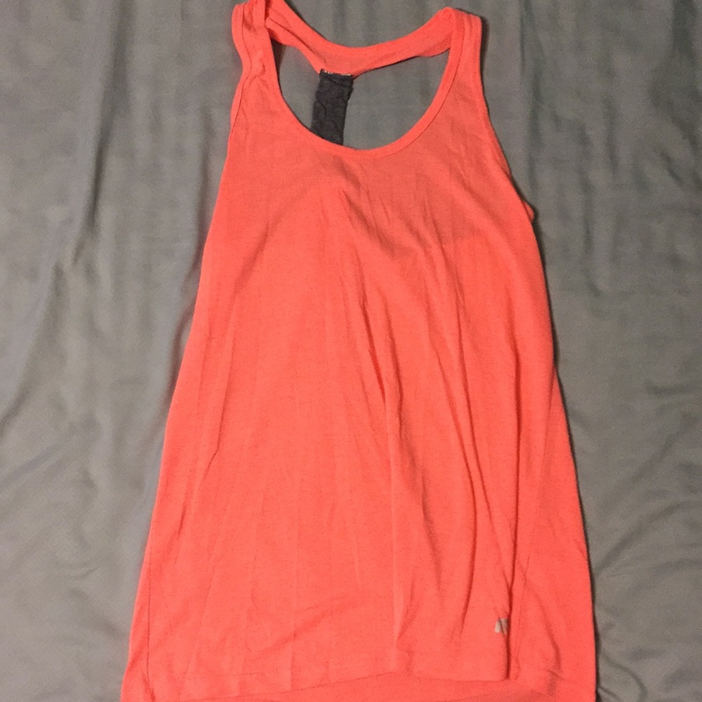 Pink athletic tank top
